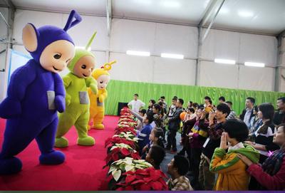 天線寶寶華麗登場，大小朋友歡聲雷動！天線寶寶永遠(yuǎn)是童年的最愛！